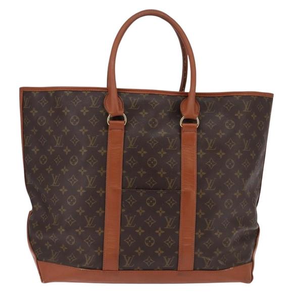LOUIS VUITTON Monogram Sac Weekend GM Tote Bag M42420 LV Auth 142921 - Picture 2 of 16